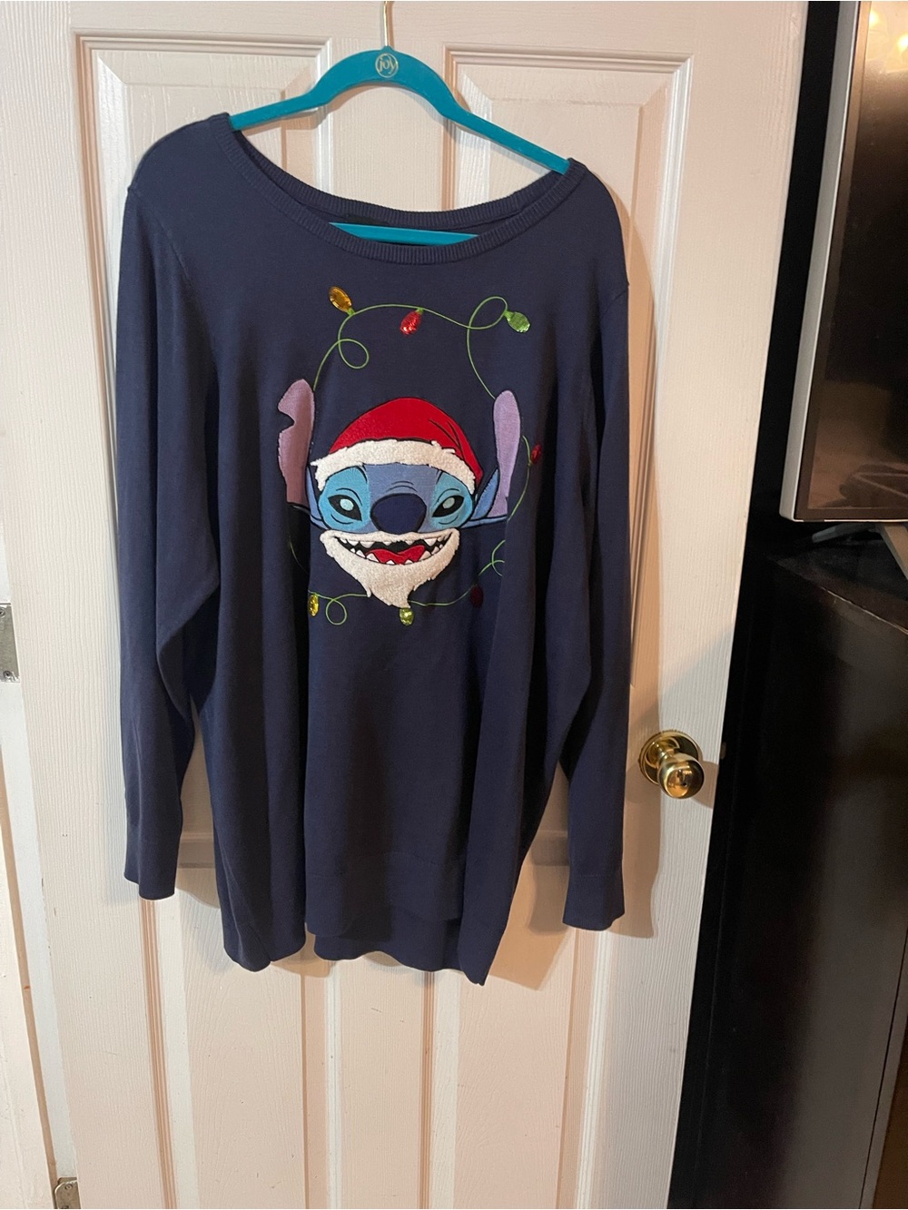 torrid Navy Blue Holiday Stitch Sweater